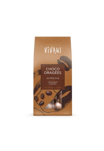 Vivani Choco dragees espressio bio (75 Gram)