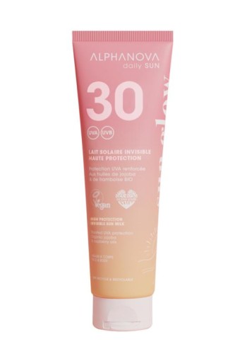 Alphanova Sun Invisible sun milk sun glow bio SPF30 (150 Milliliter)