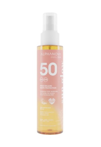 Alphanova Sun Protective sun oil sun glow bio SPF50 (125 Milliliter)