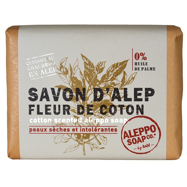 Aleppo Soap Co Savon d'Alep fleur de coton (100 Gram)