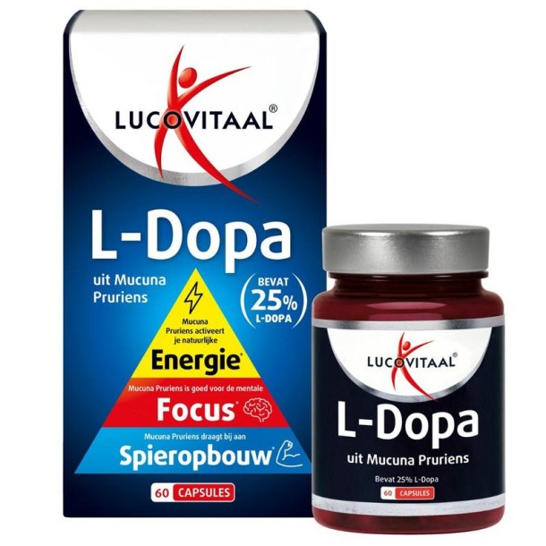 Lucovitaal L-Dopa mucana pruriens (60 Capsules)