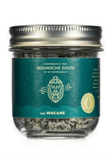 Zeeuwsche Zoute Zout met wakame glazen pot bio (100 Gram)