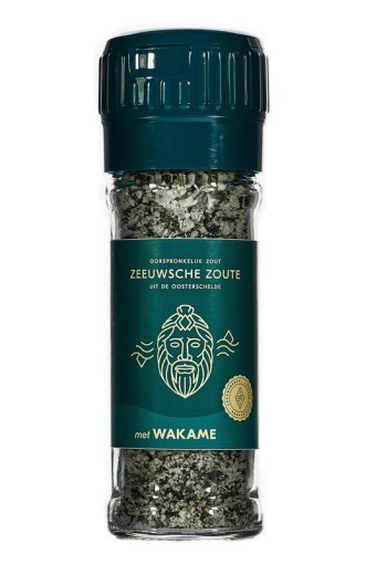 Zeeuwsche Zoute Zoutmolen zout met wakame (50 Gram)