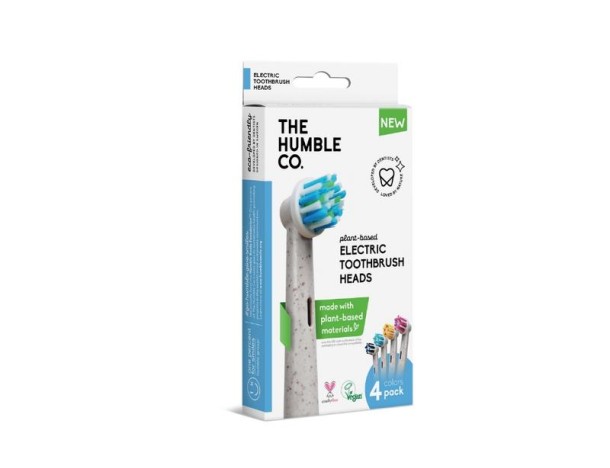 The Humble Co Opzetborstels plantbased (4 Stuks)