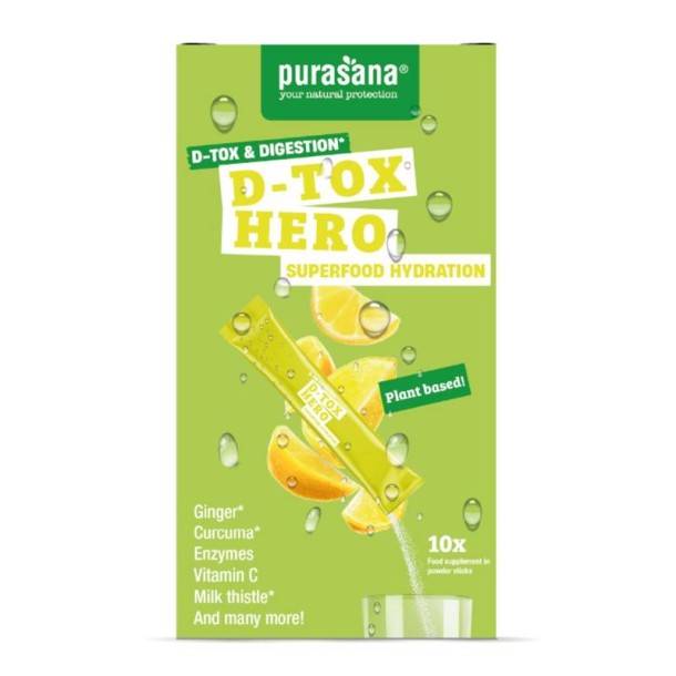 Purasana Hydration superfoods d-tox hero (45 Gram)