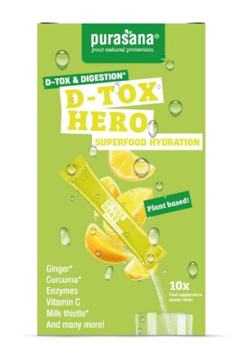 Purasana Hydration superfoods d-tox hero (45 Gram)
