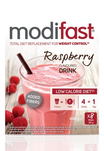 Modifast Intensive milkshake raspberry (440 Gram)