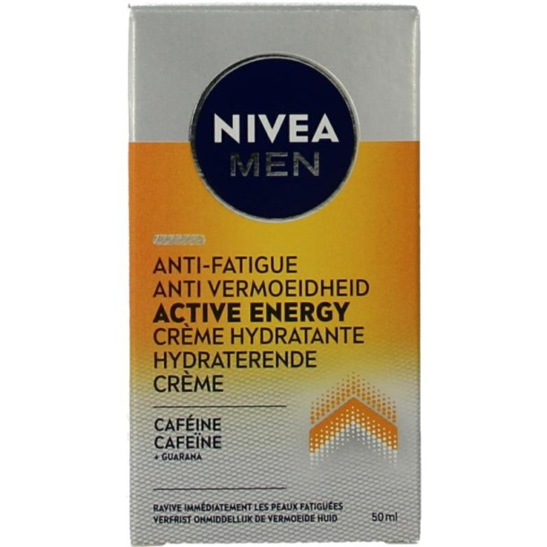 Nivea Men active energy gezichtscreme (50 Milliliter)