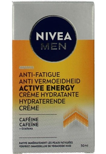 Nivea Men active energy gezichtscreme (50 Milliliter)