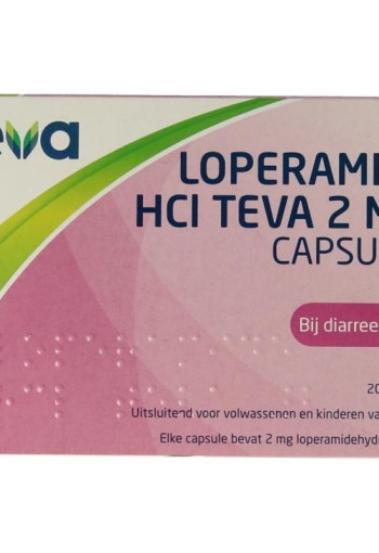 Teva Loperamide HCL 2 mg (20 Capsules)