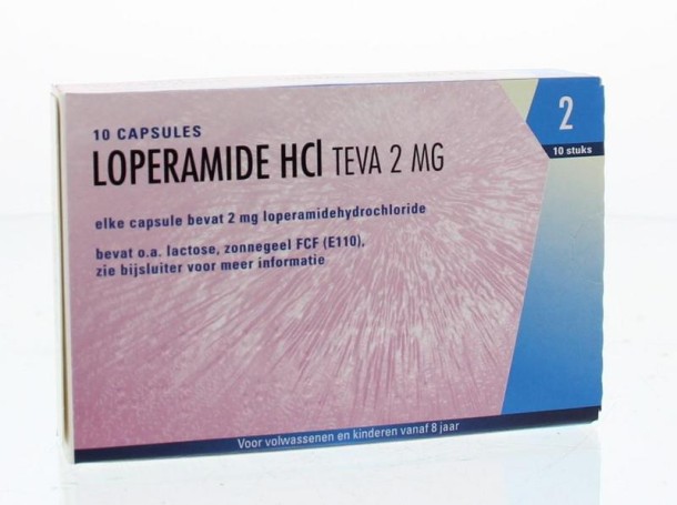 Teva Loperamide HCL 2mg (10 Capsules)