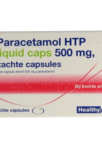 Healthypharm Paracetamol 500mg liquid (20 Capsules)