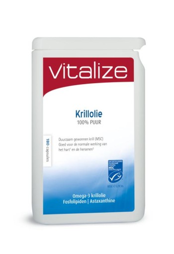 Vitalize Krillolie 100% puur (180 Capsules)