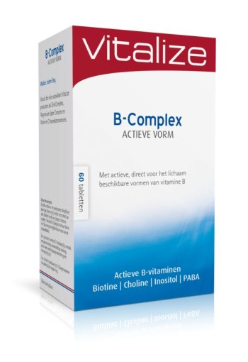 Vitalize B-complex actieve vorm (60 Tabletten)