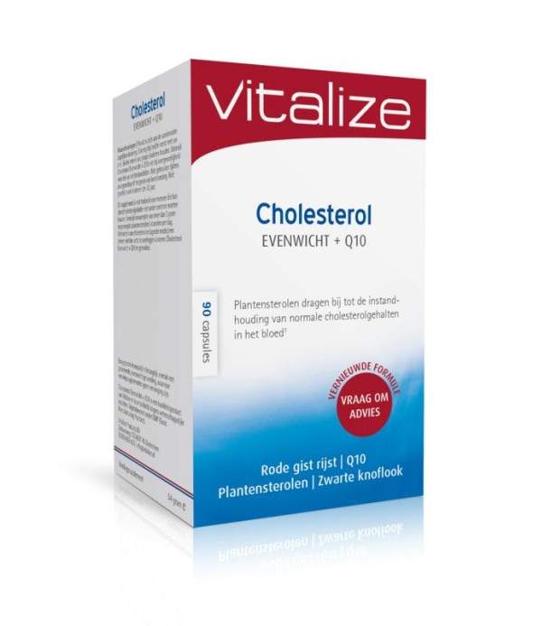 Vitalize Cholesterol evenwicht Q10 (90 Capsules)