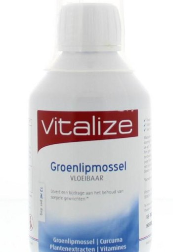 Vitalize Groenlipmossel vloeibaar (250 Milliliter)