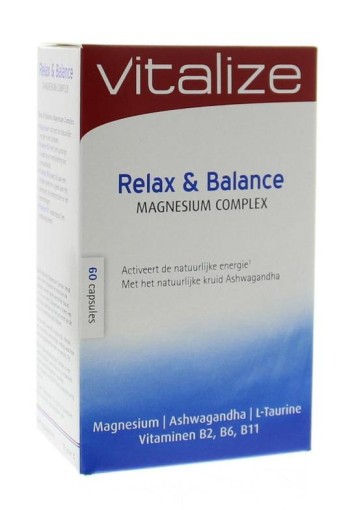 Vitalize Rust & balans magnesium complex (60 Capsules)