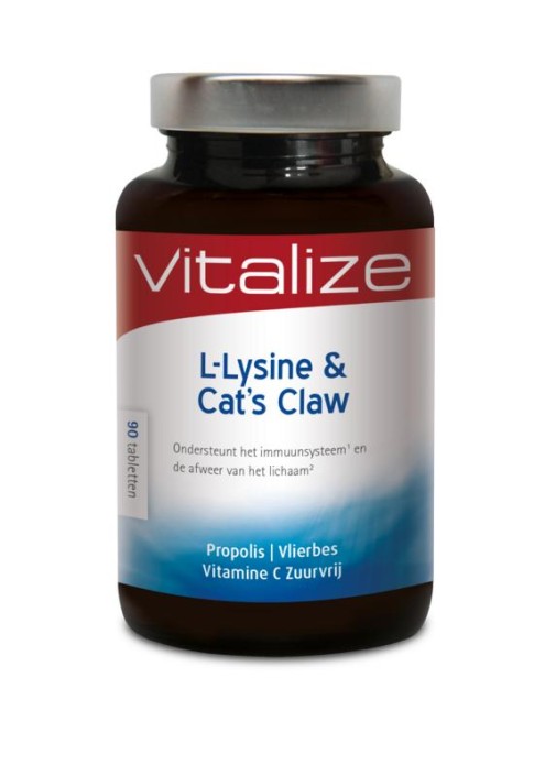 Vitalize L-Lysine & cats claw (90 Tabletten)