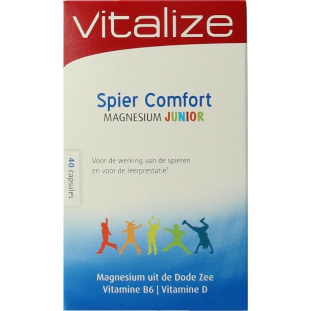 Vitalize Spier comfort magnesium junior (40 Capsules)