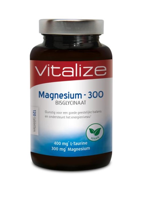Vitalize Magnesium 300 bisglycinaat (120 Tabletten)