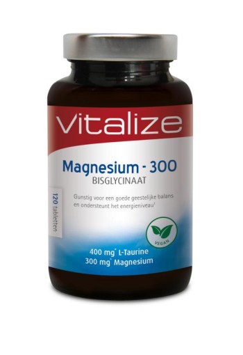 Vitalize Magnesium 300 bisglycinaat (120 Tabletten)