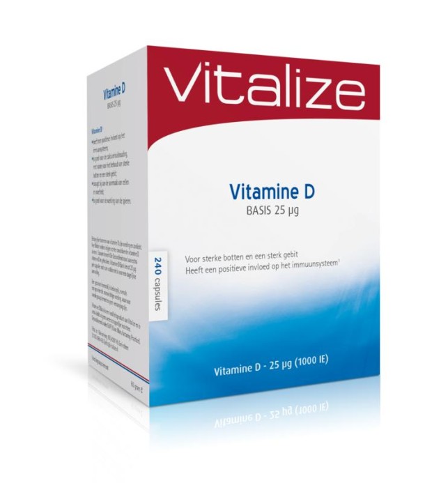 Vitalize Vitamine D basis (240 Capsules)