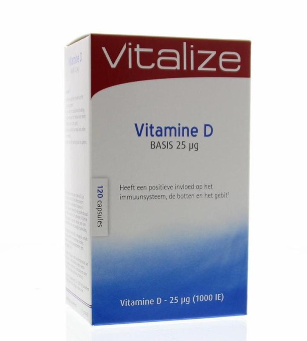 Vitalize Vitamine D basis (120 Capsules)