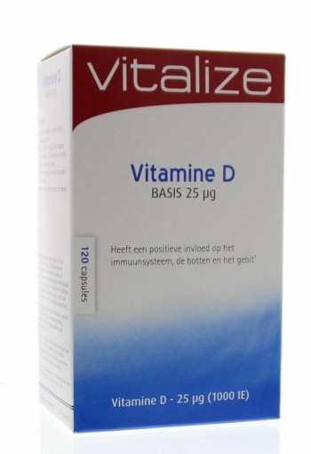 Vitalize Vitamine D basis (120 Capsules)