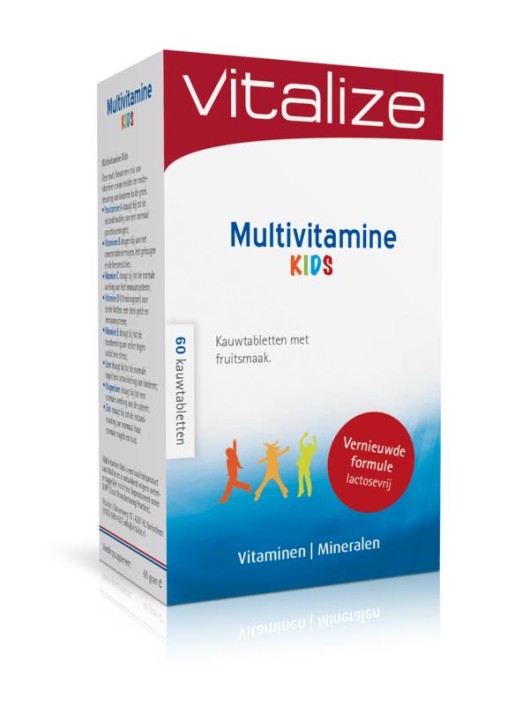 Vitalize Multivitamine kids (60 Kauwtabletten)