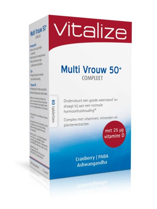 Vitalize Multi vrouw 50+ (60 Tabletten)
