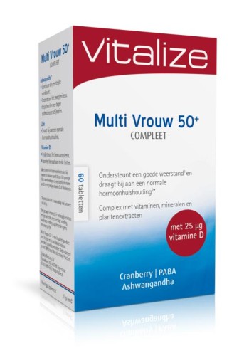 Vitalize Multi vrouw 50+ (60 Tabletten)