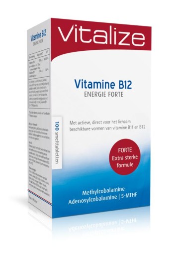 Vitalize Vitamine B12 energie forte (100 Tabletten)