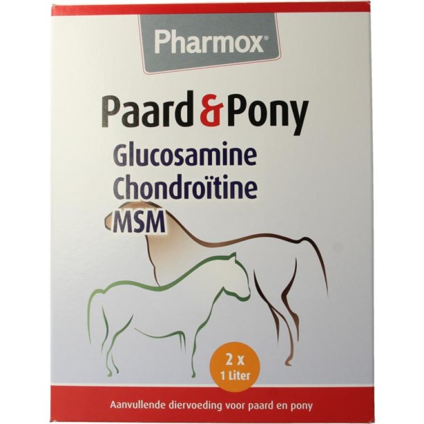 Pharmox Paard & pony glucosamine chondroitine MSM 2x1000ML (2 Liter)