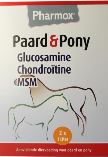 Pharmox Paard & pony glucosamine chondroitine MSM 2x1000ML (2 Liter)