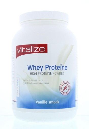 Vitalize Whey high proteine powder vanille (750 Gram)