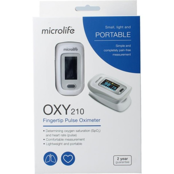 Microlife OXY210 Pulse oximeter (1 Stuks)