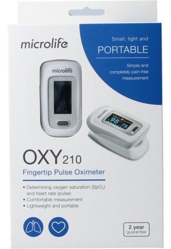 Microlife OXY210 Pulse oximeter (1 Stuks)