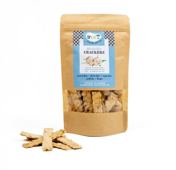 Treat Crackers look bieslook glutenvrij (80 Gram)