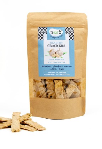 Treat Crackers look bieslook glutenvrij (80 Gram)