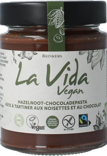 La Vida Hazelnootpasta bio (270 Gram)