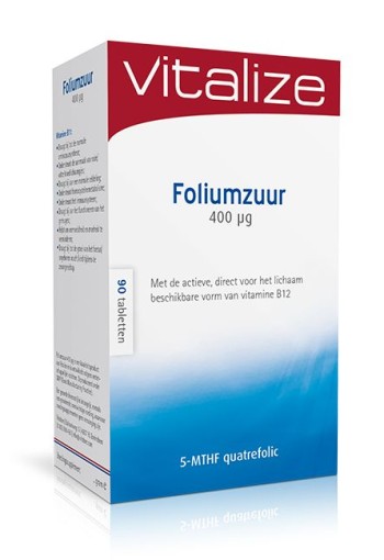 Vitalize Foliumzuur 400mcg (90 Tabletten)