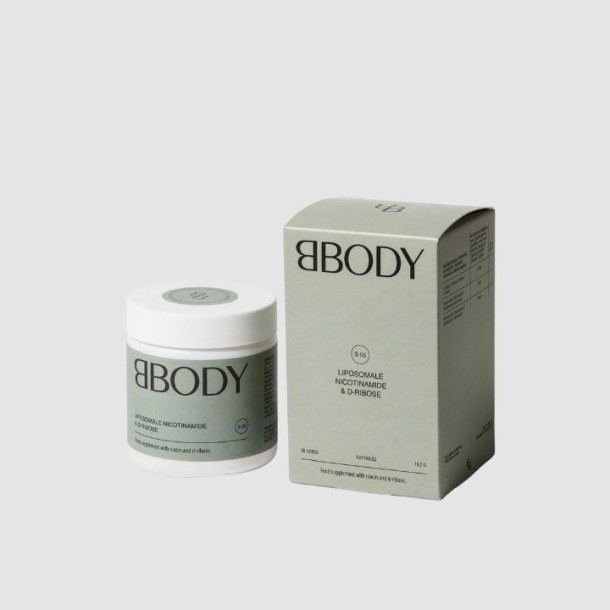 Bbody Liposomale nicotinamide & D-ribose (30 Capsules)