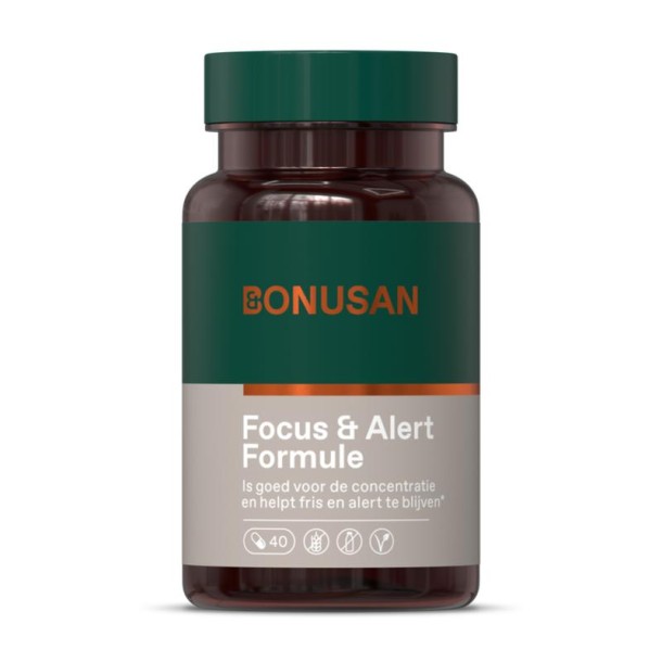 Bonusan Focus en alert formule (40 Capsules)