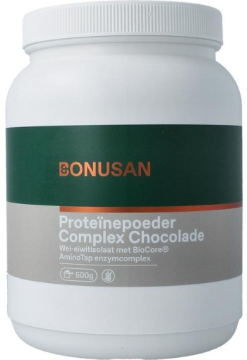 Bonusan Proteinepoeder complex chocolade (500 Gram)