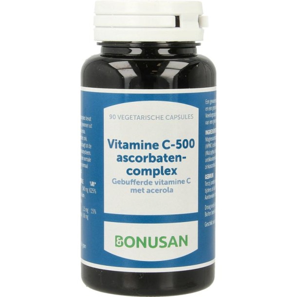 Bonusan Vitamine C 500 ascorbatencomplex (90 Vegetarische capsules)