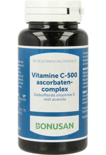 Bonusan Vitamine C 500 ascorbatencomplex (90 Vegetarische capsules)