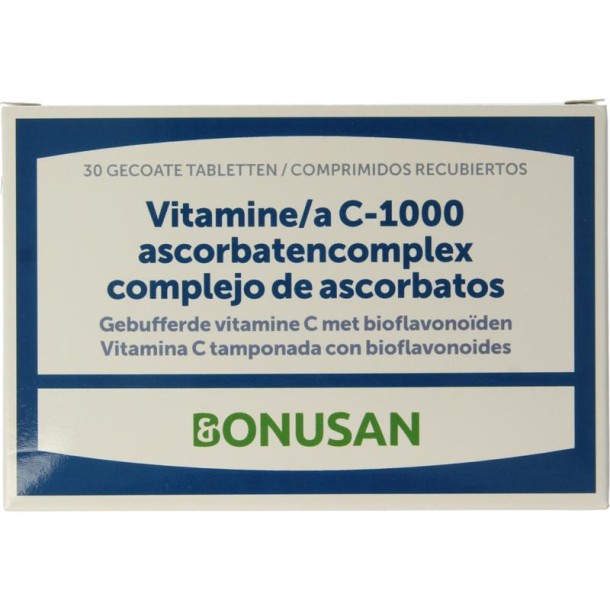Bonusan Vitamine C 1000 ascorbatencomplex blister (30 Tabletten)