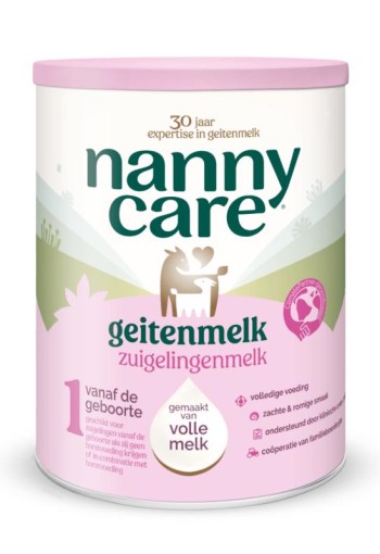 Nannycare Zuigelingenmelk geitenmelk 1 (800 Gram)
