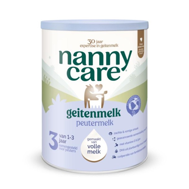 Nannycare Peuter geitenmelk 3 (800 Gram)