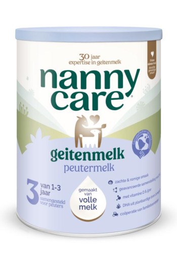 Nannycare Peuter geitenmelk 3 (800 Gram)